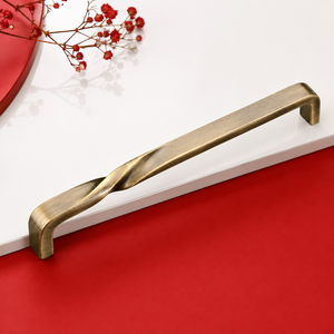 Matte Antique Twist Cabinet Handle Decorative Furniture Hardware For <b>Kitchen</b> <b>Cupboards</b> Drawers Wardrobes And Interior - Product Image 4