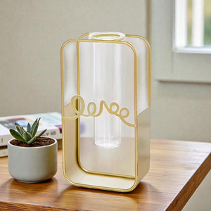 Vase à fleurs moderne en aluminium fait main, écologique, décoratif, durable, léger, pour la maison, le bureau, l'hôtel, le restaurant, à poser sur une table - Product Image 5