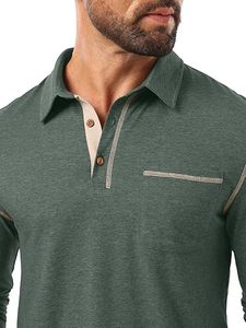 Custom Men’s Rugby Shirt Manufacturer | Long Sleeve Striped Cotton Polo | Private Label OEM <b>Low</b> MOQ - Product Image 3