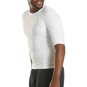 Maillot de bain à manches longues pour homme, extensible, à séchage rapide, imprimé numériquement, couleur personnalisée - Product Image 3