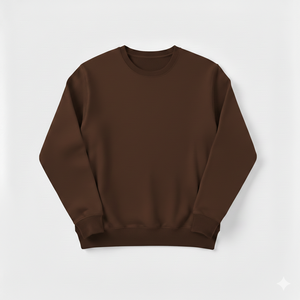 Sudadera holgada de punto para mujer, estilo boxy, cálida, de tela cepillada, manga larga, para uso diario, con opción frontal. - Product Image 1