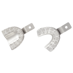 Bandejas de Impresión Dental Manuales de Acero Inoxidable de Calidad Premium, Hechas a Medida, Certificación CE Clase III, Posición de 3 Mandíbulas, Bajo Precio - Product Image 5