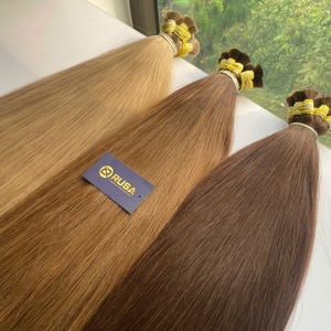 Fournisseur de cheveux humains vierges en gros à 100 %, extensions de cheveux vietnamiennes en vrac, longueurs de 10 pouces à 34 pouces. Envoyez-moi un message. - Product Image 2