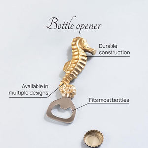 Abridor de Botellas de Latón con Diseño Náutico Elegante, Accesorio de Bar de Metal Premium, Abridor de Cerveza Vintage Inspirado en la Marítima - Product Image 5
