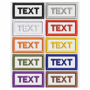 Patch brodé personnalisé avec logo de marque, badge en tissu, applique brodée thermocollante pour vêtements - Product Image 2