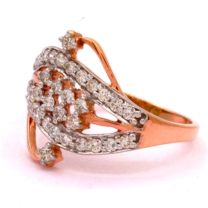 Djewels Lab Grown Diamond Classic Women's Anniversary <b>Ring</b> 14K Solid Gold Brilliant Cut IGI INGEMCO Certified <b>Resizable</b> - Product Image 2