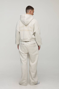 Sudadera con Capucha y Cremallera para Hombre, Invierno, Bordada, Felpa, 100% Algodón, Estilo Urbano, Alta Calidad, Precio de Mayoreo - Product Image 5