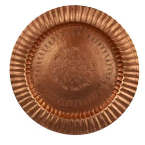 Plato de Presentación de Lujo en Latón Dorado, Bandeja de Servicio Metálica Ovalada Irregular, Juego de Platos Decorativos para Bodas y Cenas - Product Image 3