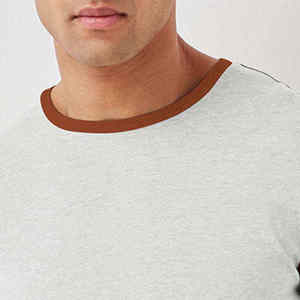 Camiseta de Hombre con Cuello Redondo y Manga Corta, Lisa, con Impresión de Logotipo Personalizado, de Secado Rápido, en Oferta - Product Image 4