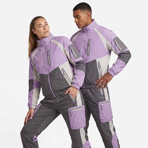 Conjunto Deportivo Informal Unisex Personalizado de Nailon, Chaqueta Cortavientos con Bolsillos, Diseño Ligero y Resistente al Viento, Crea Tu Propio Estilo - Product Image 2