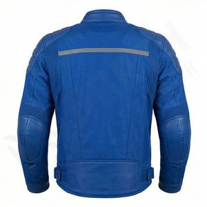 แจ็คเก็ตหนังแท้สำหรับขี่มอเตอร์ไซค์คุณภาพดีที่สุดสำหรับผู้ชาย รุ่นใหม่ล่าสุดสำหรับฤดูหนาว พร้อมแผ่นป้องกันที่ถอดออกได้ สามารถสั่งทำได้ - Product Image 2