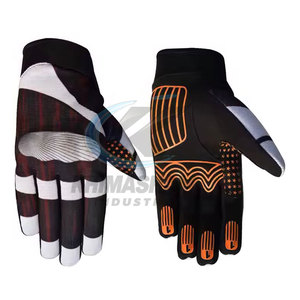 Leather Motorbike Gloves Stylish Outdoor Breathable Non-Slip Adjustable Wrist <b>Strap</b> Flexible Lightweight - Product Image 2