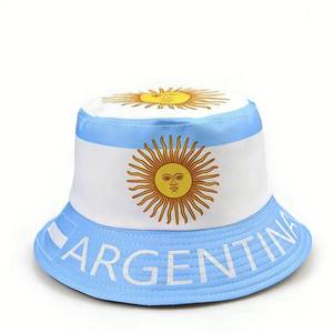 Chapeau Bob en Jean Drapeau Français Unisexe en Polyester Décontracté Printemps-Été Rouge Blanc Bleu Motif Étoile Logo sur la Bordure Adulte Plage Fête Voyage - Product Image 3