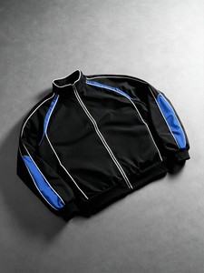 Veste coupe-vent légère noire pour hommes, design pliable, vente en gros pour détaillants en ligne, directement de l'usine - Product Image 3