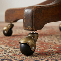 Roulettes décoratives en laiton de 2 pouces de style antique pour meubles, armoires, chaises, tables et canapés – Pièces de rechange