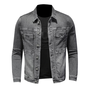 Fournisseurs de vêtements en denim de haute qualité, fabricants de vestes en tissu de coton, lavage pigmenté, OEM personnalisé pour hommes - Product Image 1