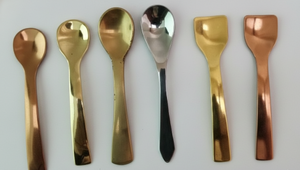 Cuillère à shilajit à long manche en acier inoxydable et résine - Product Image 6