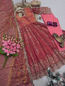 Trend Setter Indian Pakistani Elegant Salwar Suit Designer Bridal Wear Salwar Suit Latest Exclusive Most Trendy <b>Party</b> Wear - Product Image 6