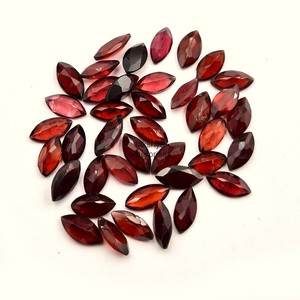 Natural Red <b>Garnet</b> Marquise Cut Loose Gemstone Lot 5MM 10MM Calibrated Mozambique <b>Garnet</b> Wholesale Bulk Gemstones For Jewelry - Product Image 2