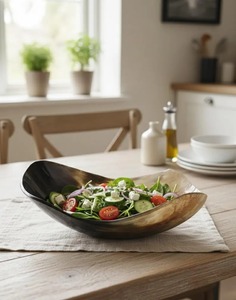 Cuenco de cuerno de búfalo más vendido y frutero para frutas secas, ideal para el hogar, la cocina y la decoración de restaurantes. - Product Image 2