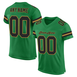 เสื้อฟุตบอลอเมริกันแบบใหม่ ออกแบบเองได้ พิมพ์ลายแบบ Sublimation พร้อมชื่อทีมและหมายเลข เสื้อแฟนคลับ ระบายอากาศได้ดี สำหรับผู้ชาย - Product Image 2