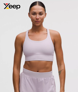 XEEP High Quality Women Yoga Sports <b>Bra</b> XC-SB-208 Solid Simple Breathable Adjustable <b>Straps</b> Removable Pads High Support Quick - Product Image 1