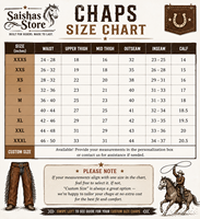 Chaps en cuir western de qualité supérieure, équipement de cowboy, durables et confortables, ajustement réglable, fabriqués à la main pour l'équitation et le rodéo