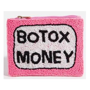 Pochette à monnaie perlée faite à la main avec fermeture éclair, sac à perles rose, cadeau d'anniversaire, porte-cartes, petit portefeuille d'épargne, pochette rose pour filles, accessoire - Product Image 3