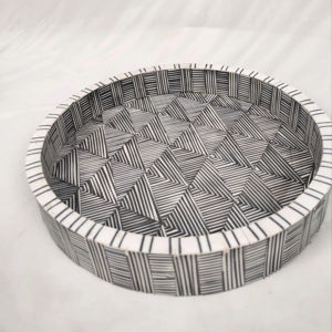 Nouveau plateau de service élégant en os naturel, écologique, jetable, de haute qualité, abordable, fait main et décoratif - Product Image 1