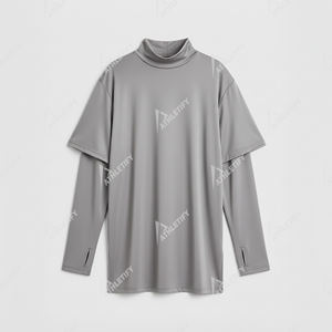 Comfortable Modest Muslim Women's Sports Shirt-Quick Dry Breathable UPF50+ Eco-Friendly Drop Shoulder Long Sleeve Thumbholes for - Product Image 2