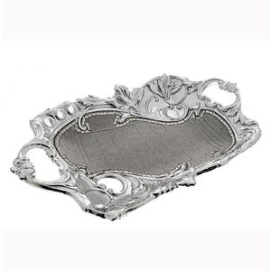 Ambrose แผ่นเซรามิกชุบโครเมี่ยมพร้อมคริสตัลประดับดีไซน์สวยสง่า - Product Image 1