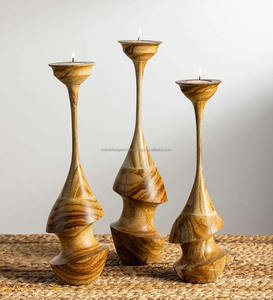 เชิงเทียนโลหะทรงกลมสำหรับตกแต่งเชิงเทียนแบบยาวเชิงเทียนเชิงเทียนทรงโค้งเป็นมิตรกับสิ่งแวดล้อมทนทานในบ้านสวน - Product Image 1