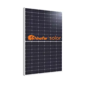 Shinefar 빠른 배송 400W 415W PERC 반 셀 태양 광 전지 패널 모노 실리콘