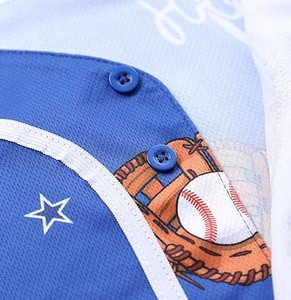 Camiseta de Béisbol Sublimada Transpirable para Hombre, Diseño Personalizado de Equipo, Uniforme Deportivo con Botones Completos para Uso en Múltiples Deportes - Product Image 5