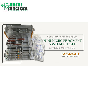 Veterinärmedizinisches orthopädisches Mini-Mikro-Fragment-System-Set/Kit 1,5/2,0/2,7/3,5/4,0 mm Mini-Mikro-Fragment-Knochenplatten-Instrumentenset - Product Image 1