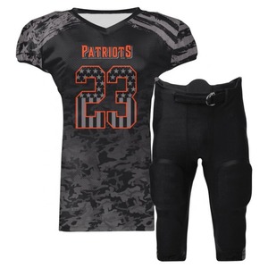 Uniforme de football américain personnalisé imprimé par sublimation, short pour adulte, tissu 100% polyester, personnalisation de la marque, pas cher - Product Image 4