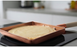 Premium Square Heavy Copper Sauce <b>Pan</b> Metal Kitchenware Ideal For Home Hotel And Restaurant Use Durable Cookware <b>Pan</b> - Product Image 5