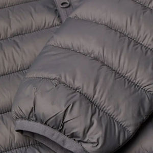 Chaqueta Acolchada de Alta Calidad para Hombre, Chaqueta de Invierno Tejida, Talla Grande, con Cuello Alto, Relleno de Algodón, Cálida, Informal, Tipo Burbuja - Product Image 4