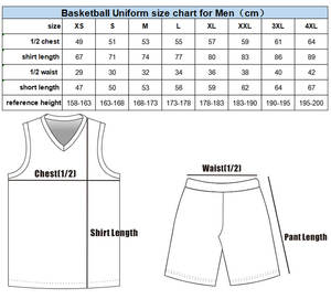 Ensemble d'uniformes de basket-ball personnalisés avec logo, motifs et numéros, respirants, pour compétition d'équipe, haute élasticité, 100% polyester, séchage rapide - Product Image 5