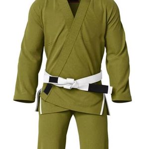 Uniforme de Taekwondo Verde Oliva, Dobok Profesional para Entrenamiento, Traje de Taekwondo de Primera Calidad y Alta Resistencia - Product Image 4