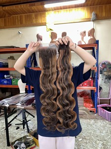 SHIN HAIRS - Paquetes de Cabello Virgen Vietnamita Remy con Cierre, Ondulado, de 6 a 40 Pulgadas, Colores Mezclados, Cutícula Alineada, Sin Procesar, para Mujeres - Product Image 3
