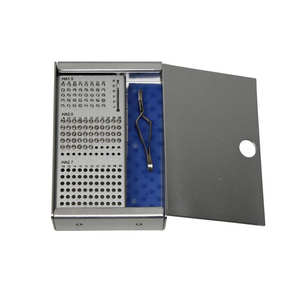 Kit chirurgical vétérinaire professionnel Astrin pour la chirurgie orthopédique, ensemble de vis de plaquage osseux en acier inoxydable, manuel chirurgical - Product Image 1