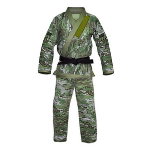 Custom Camouflage BJJ Gi Uniform for Adults Lightweight Polyester Cotton Judo <b>Kimono</b> Martial Arts Training Suit Custom Logo OEM - Product Image 3