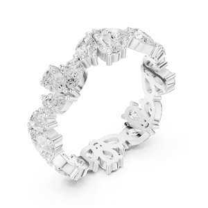 Oro Vibe jewels 14K Solitario Moissanite Anillo Diseño Elegante - Product Image 4