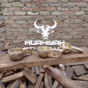 Tasse à café ou à thé en bois de manguier écologique de qualité supérieure avec poignée, design luxueux pour la maison ou la restauration, artisanat MUAWIYAH - Product Image 2