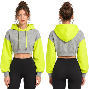 Sudadera Corta con Capucha para Mujer de Marca Privada, Sudadera con Capucha Personalizada, Fabricante Mayorista de Ropa, Proveedor para Minoristas - Product Image 5