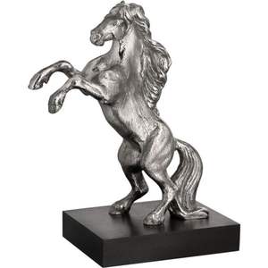 Magnifique sculpture de cheval en aluminium moulé pour un style élégant de salon, avec une fabrication durable et une surface lisse - Product Image 4
