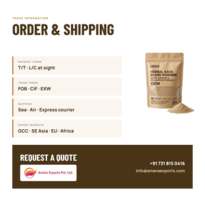 Mezcla de Kava Herbal en Polvo de Marca Privada OEM, 300g, Suplemento Dietético para Mejorar el Estado de Ánimo y la Relajación, Suministro al por Mayor - Product Image 6