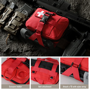 Organisateur de médicaments imperméable personnalisé avec trousse de premiers soins en cuir de qualité supérieure, pour situations d'urgence, de survie et de voyage, en vente à bas prix - Product Image 5
