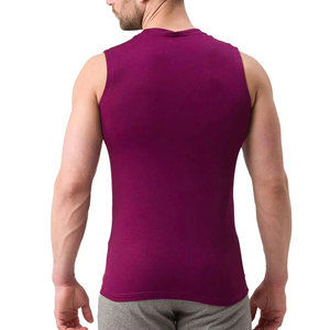 เสื้อแขนกุดลำลองแห้งเร็ว ผลิตในปากีสถาน ผลิตจากผ้าฝ้าย/โพลีเอสเตอร์ - Product Image 2